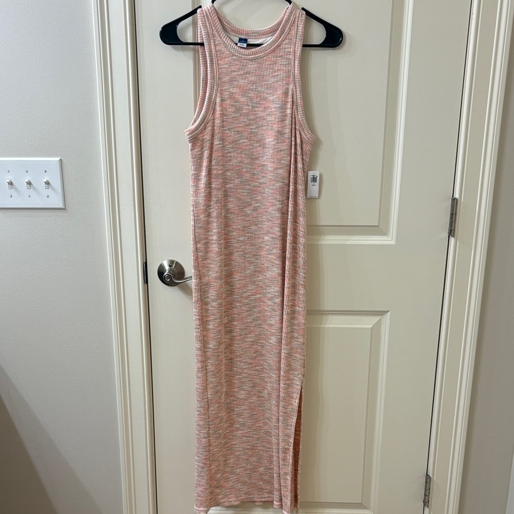 Old Navy Pink and White Maxi Dress NWT